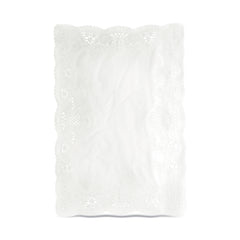 Fun Rectangular White Paper Doilies 10x14.5in [250pcs x 1pkt]