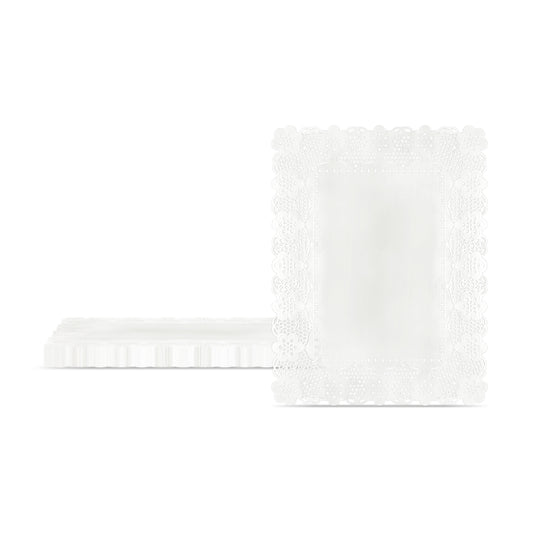 Fun® Paper Rectangular White Doilies 12x16in [250pcs x 1pkt]