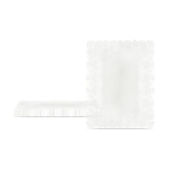 Fun Rectangular White Paper Doilies 12x16in [250pcs x 1pkt]