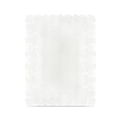Fun Rectangular White Paper Doilies 12x16in [250pcs x 1pkt]