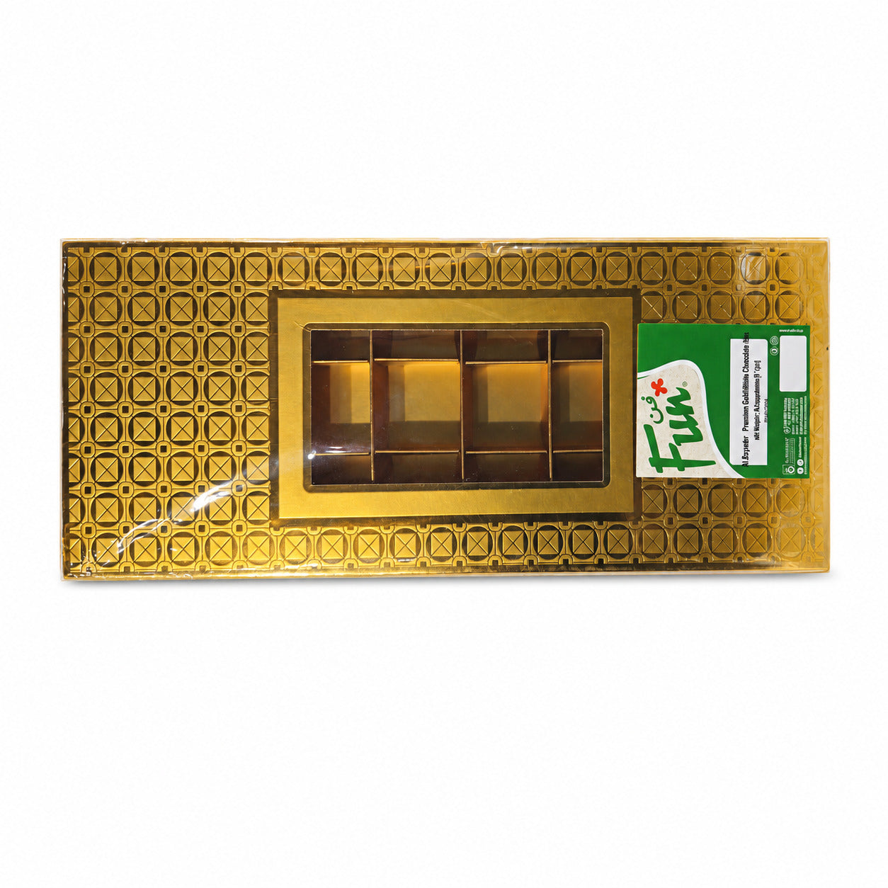 Fun Premium Gold Chocolate Box 24 compartments with Window [1pc]