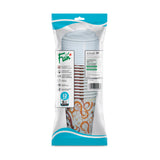 Fun® Insulated Paper Foam (Printed) Cups 8oz with Lids [12pcs x 1pkt]