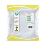 Fun® Paper Basic White Plate 9in [50pcs x 1pkt]