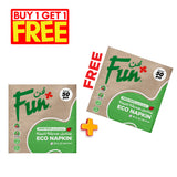 Fun® 1+1Free Unbleached 2-ply Eco-Napkins 33x33cm [P: 50pcsx2pkts]