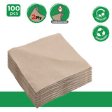 Fun® 1+1Free Unbleached 2-ply Eco-Napkins 33x33cm [P: 50pcsx2pkts]