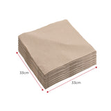 Fun® 2-ply Table Eco-Napkins Unbleached 33x33cm [50pcs x 1pkt]