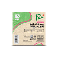 Fun 2-Ply Kiwi Green Table Napkins 33x33cm [50pcs x 1pkt]
