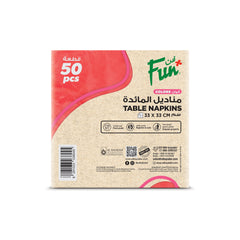 Fun 2-Ply Rubby Red Table Napkins 33x33cm [50pcs x 1pkt]