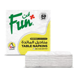 Fun® Everyday Premium 2-Ply Napkin - White