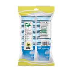 Fun Paper Blue Skies Cups 6.5oz [50pcs x 1pkt]