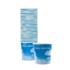 Fun Paper Blue Skies Cups 6.5oz [50pcs x 1pkt]