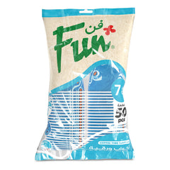 Fun® Paper Printed Cups 7oz with Handle [50pcs x 1pkt]