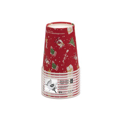 Fun Paper Cups 8oz "Christmas Feel" [10pcsx1pkt]