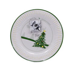 Fun Paper Plate 9" - "White Christmas" [P:10pcsx1pkt]