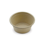 Fun® Biodegradable Moulded-Fibre Portion Cup 60cc with Lid [25pcs x 1pkt]