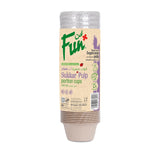 Fun® Biodegradable Moulded-Fibre Portion Cup 60cc with Lid - 25 Pcs