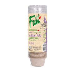 Fun Sukkar Pulp Portion Cups 60cc with Lids [25pcs x 1pkt]
