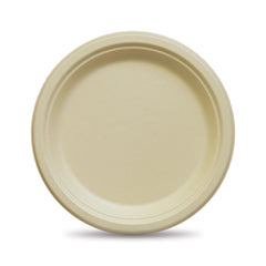 Fun Sukkar Pulp Light Brown Plates Ø9in [10pcs x 1pkt]