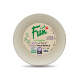 Fun® Biodegradable Moulded Fibre Bowl 16oz [P:10pcsx1pkt]