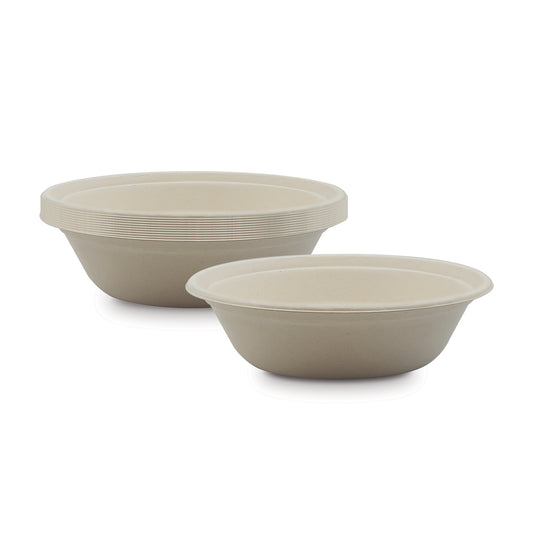 Fun® Sukkar Pulp Bowls 32oz [10pcs x 1pkt]
