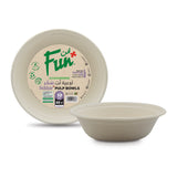 Fun® Biodegradable Natural Moulded-Fibre Bowl 32oz Pack of 10