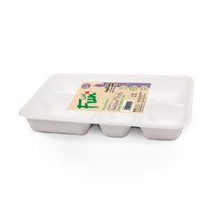 Fun Sukkar Pulp Deep 5-Comp.Trays [5pcs x 1pkt]