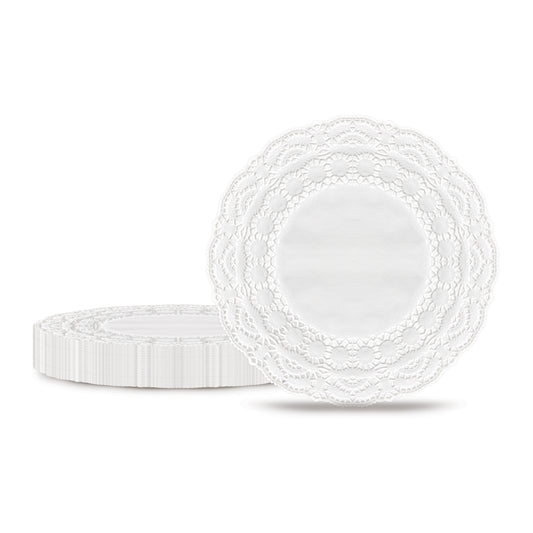 Fun® Paper Round White Doilies 7.5in [250pcs x 1pkt]