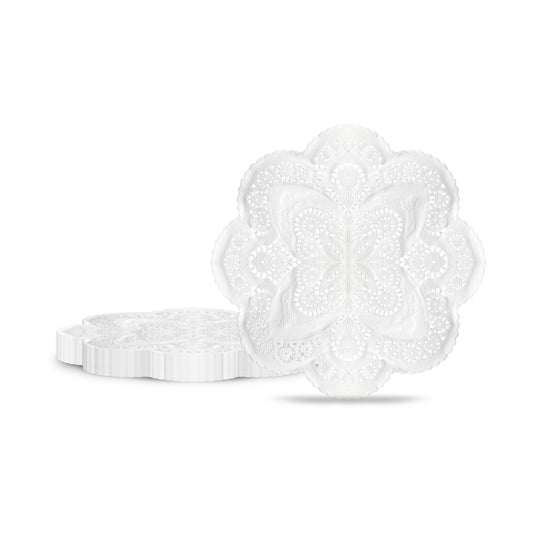 Fun® Paper Round White Doilies 12in [250pcs x 1pkt]