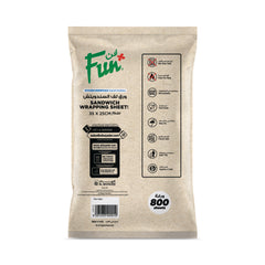 Fun® Sandwich White Paper Wraps 35x25cm [800pcs x 1pkt]