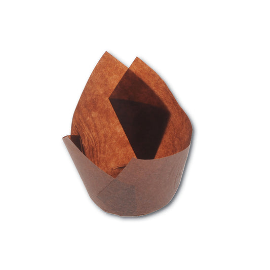 Grease-Proof Slip-Easy Paper Tulip Cups 50x60mm [P:225pcsx1pkt]
