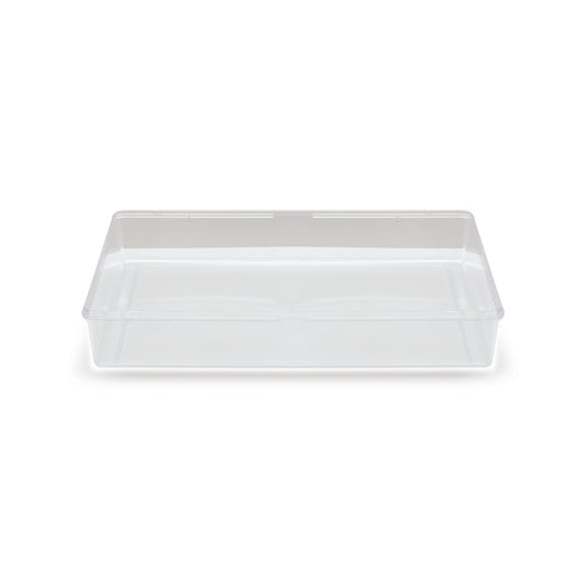 Fun® Plastic Clear Rectangular Containers with Lids 1Kg [5pcs x 1pkt]