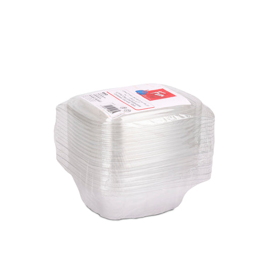Fun® Cold Multipurpose Clear Containers 12oz with Lids [10pcs x 1pkt]