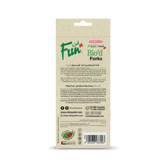 Fun Bio'd Blush Pink Forks 6.8in [18pcs x 1pkt]