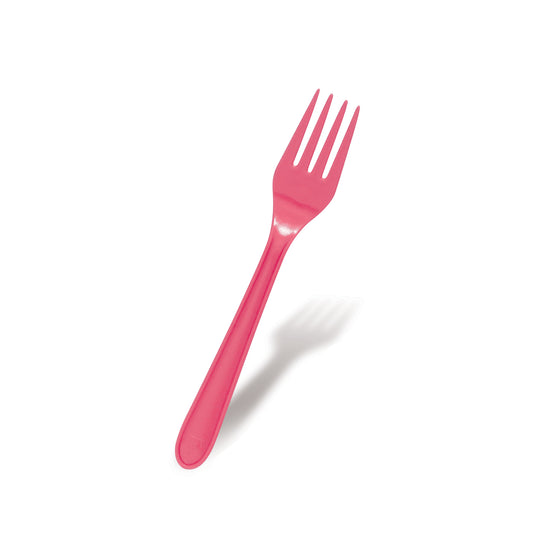 Fun® Bio'd Blush Pink Colors Forks 6.8in [18pcs x 1pkt]