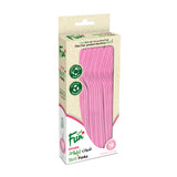 Fun Colors Bio`d Forks - Blush Pink (Pack of 18)