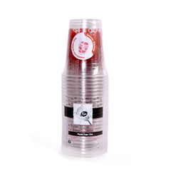 Fun Clear Plastic Cup 12oz - Unique Occasions Design [25pcs x 1pkt]
