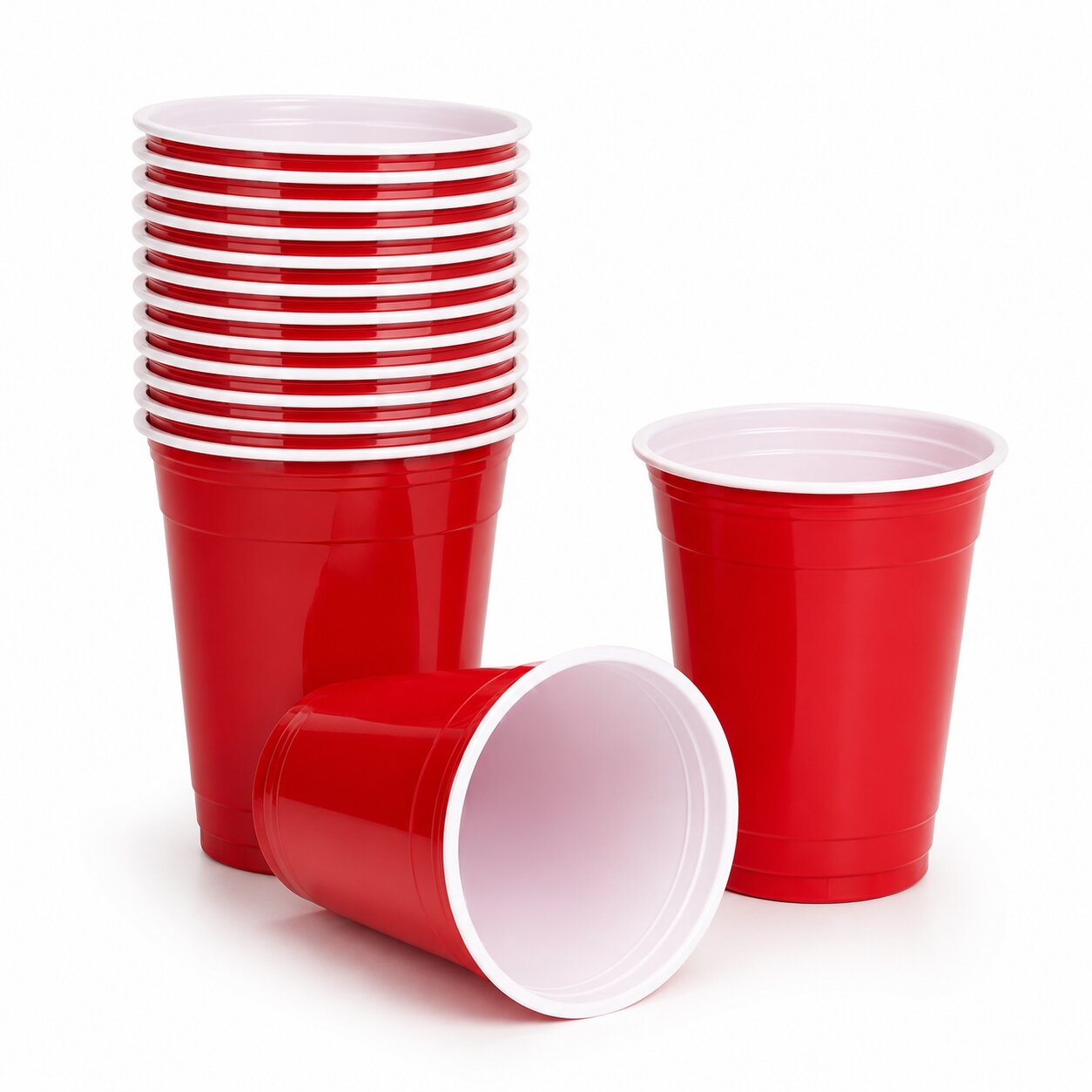 Fun Plastic Red Cups 16oz [25pcs x 1pkt] - CRP