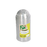 Fun® Dome Lid w/ Straw Slot  Clear Cups 16/24oz pack of 50