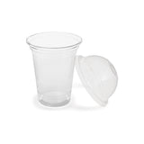 Fun® Plastic Clear Cup 16oz with lid PET [5pcs x 1pkt]