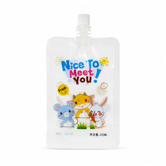 Fun Stand-Up Drink Pouch with Cap 200mL [10pcs x 1bag]