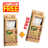 Fun® 1+1Free Sukkar HD Fork in cardboard box [P: 18pcs x 2pkts]