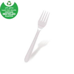 Fun Biod White Forks 6.8in [18pcs x 1pkt] - CRP