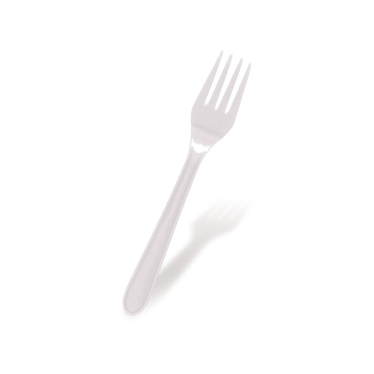 Fun® Bio'd White Forks 6.8in [18pcs x 1pkt]