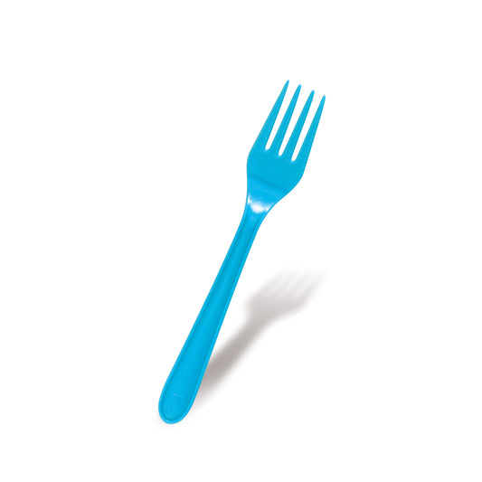 Fun® Bio'd Sky Blue Forks 6.8in [18pcs x 1pkt]