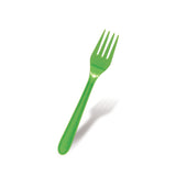 Fun® Bio'd Colors Kiwi Green Fork 6.8in [18pcs x 1pkt]