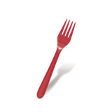 Fun® Bio'd Colors Ruby Red Fork 6.8in [18pcs x 1pkt]