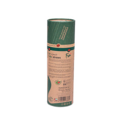 Fun Gaïa Straight Natural Brown Straws 6x197mm [50pcs x 1pkt]