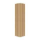 Fun® Gaïa Straight Natural Brown Straws 8x195mm [30pcs x 1pkt]