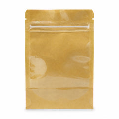 Fun Laminated Plastic Stand-Up Pouch with Zipper & Window 10x15+3cm [50pcs x 1bag]