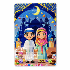 Fun Ramadan Printed Stand-Up Pouch with Zipper 15 × 23 + 4cm – Assorted Designs [50pcs × 1bag]